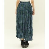 シワ加工チェック柄スカート | axes femme | 詳細画像7 