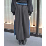 異素材切替スカート | axes femme | 詳細画像3 