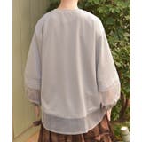 ダンボールカットシア切替プルオーバー | axes femme | 詳細画像3