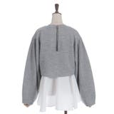 異素材レイヤードプルオーバー | axes femme | 詳細画像10 