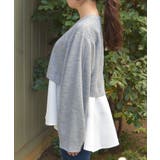 異素材レイヤードプルオーバー | axes femme | 詳細画像6 