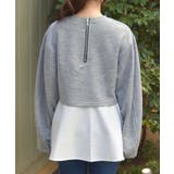 異素材レイヤードプルオーバー | axes femme | 詳細画像7 