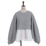 異素材レイヤードプルオーバー | axes femme | 詳細画像8 