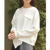 白 | 変形ジッププルオーバー | axes femme