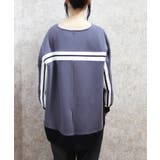 バックラインロング裏毛プルオーバー | axes femme | 詳細画像3