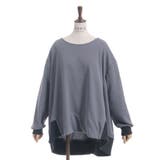 バックラインロング裏毛プルオーバー | axes femme | 詳細画像4