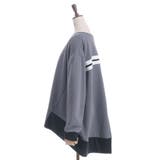 バックラインロング裏毛プルオーバー | axes femme | 詳細画像5