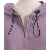 異素材配色パーカー | axes femme | 詳細画像10 