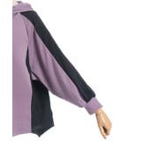 異素材配色パーカー | axes femme | 詳細画像13 