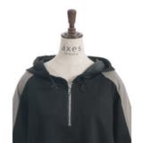 異素材配色パーカー | axes femme | 詳細画像25 