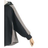 異素材配色パーカー | axes femme | 詳細画像29 