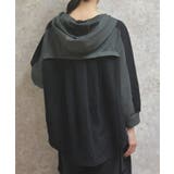 異素材配色パーカー | axes femme | 詳細画像3 