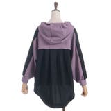 異素材配色パーカー | axes femme | 詳細画像9 