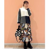 異素材切替プルオーバー | axes femme | 詳細画像2