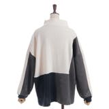 異素材切替プルオーバー | axes femme | 詳細画像5