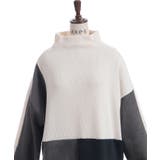 異素材切替プルオーバー | axes femme | 詳細画像6