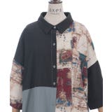 パッチワークシャツワンピース | axes femme | 詳細画像9 