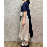 プリーツ切替ワンピース | axes femme | 詳細画像2