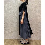 プリーツ切替ワンピース | axes femme | 詳細画像4
