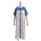 花柄シャツワンピース | axes femme | 詳細画像7