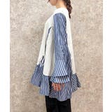 ストライプ切替チュニック | axes femme | 詳細画像2