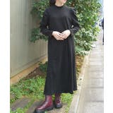 起毛カットタックスリーブワンピース | axes femme | 詳細画像4 