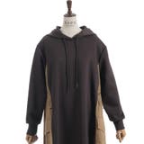 配色パーカーワンピース | axes femme | 詳細画像9