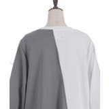 アシメフリルバイカラーワンピース | axes femme | 詳細画像25 