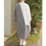 アシメフリルバイカラーワンピース | axes femme | 詳細画像3 