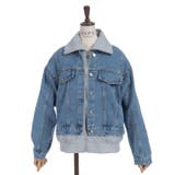 異素材レイヤードデニムジャケット | axes femme | 詳細画像13 