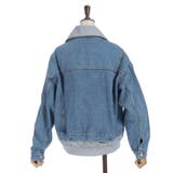 異素材レイヤードデニムジャケット | axes femme | 詳細画像15 