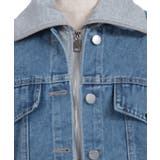 異素材レイヤードデニムジャケット | axes femme | 詳細画像16 