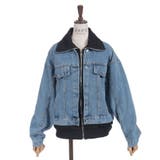 異素材レイヤードデニムジャケット | axes femme | 詳細画像6 