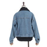 異素材レイヤードデニムジャケット | axes femme | 詳細画像8 