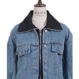 異素材レイヤードデニムジャケット | axes femme | 詳細画像9 