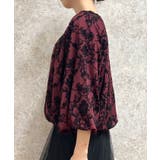 チュールフロッキーブラウス | axes femme | 詳細画像2