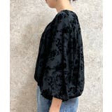 チュールフロッキーブラウス | axes femme | 詳細画像4