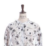 花柄切替ブラウス | axes femme | 詳細画像8 