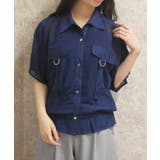 シアー切替ブラウス | axes femme | 詳細画像5