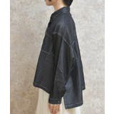 デニムビッグシャツ | axes femme | 詳細画像2