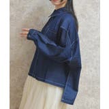 デニムビッグシャツ | axes femme | 詳細画像5