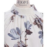 花柄タックブラウス | axes femme | 詳細画像9