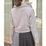 ファー襟カットスエードコート | axes femme | 詳細画像3 