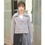 ファー襟カットスエードコート | axes femme | 詳細画像4 