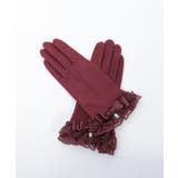 カメオリボンレースフリル手袋 | axes femme | 詳細画像1 