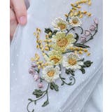 チュール×フラワー刺繍プルオーバー | axes femme | 詳細画像10