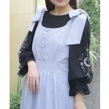 メテオール刺繍袖プルオーバー | axes femme | 詳細画像7
