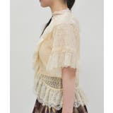 レースフリルボレロ風トップス | axes femme | 詳細画像2