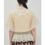 レースフリルボレロ風トップス | axes femme | 詳細画像3