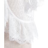 レースフリルボレロ風トップス | axes femme | 詳細画像9